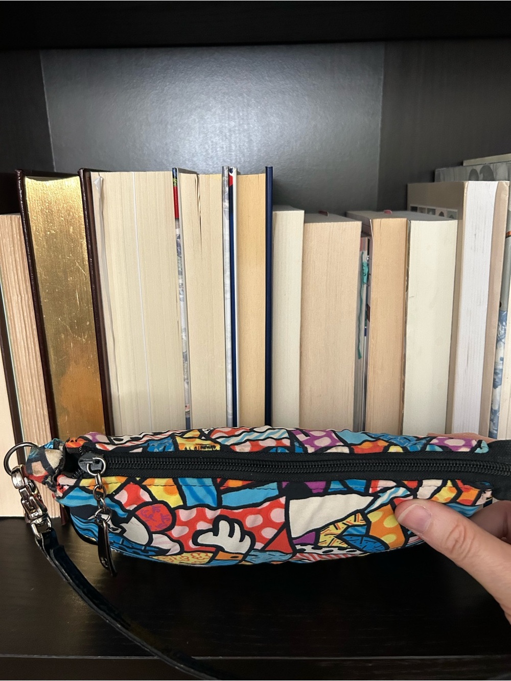 Donald J Pliner x Romero Britto Collaboration Shoulder Bag - Picture 6 of 10